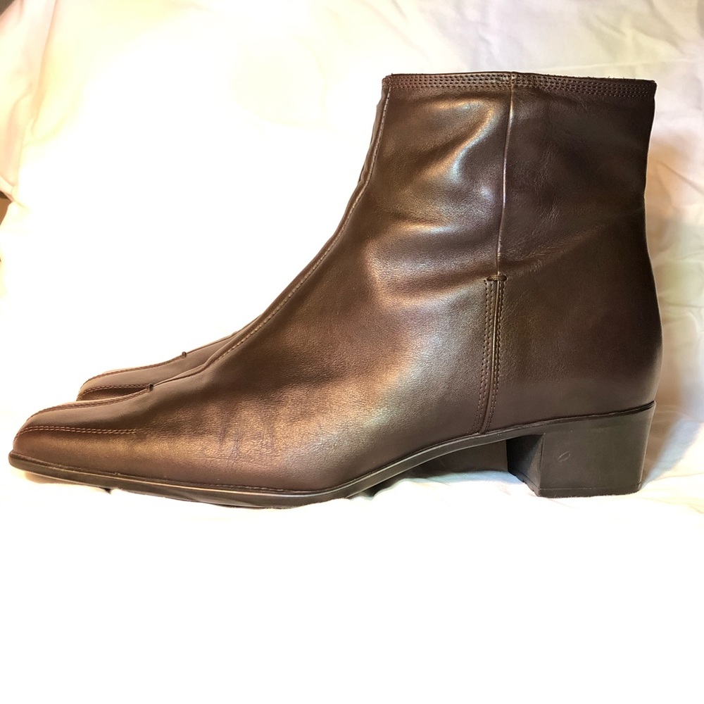 Sesto Meucci Brown Leather Boots SZ 9